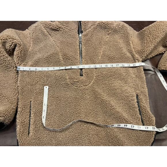 Abercrombie & Fitch Brown Sherpa Hoodie - Picture 10 of 11